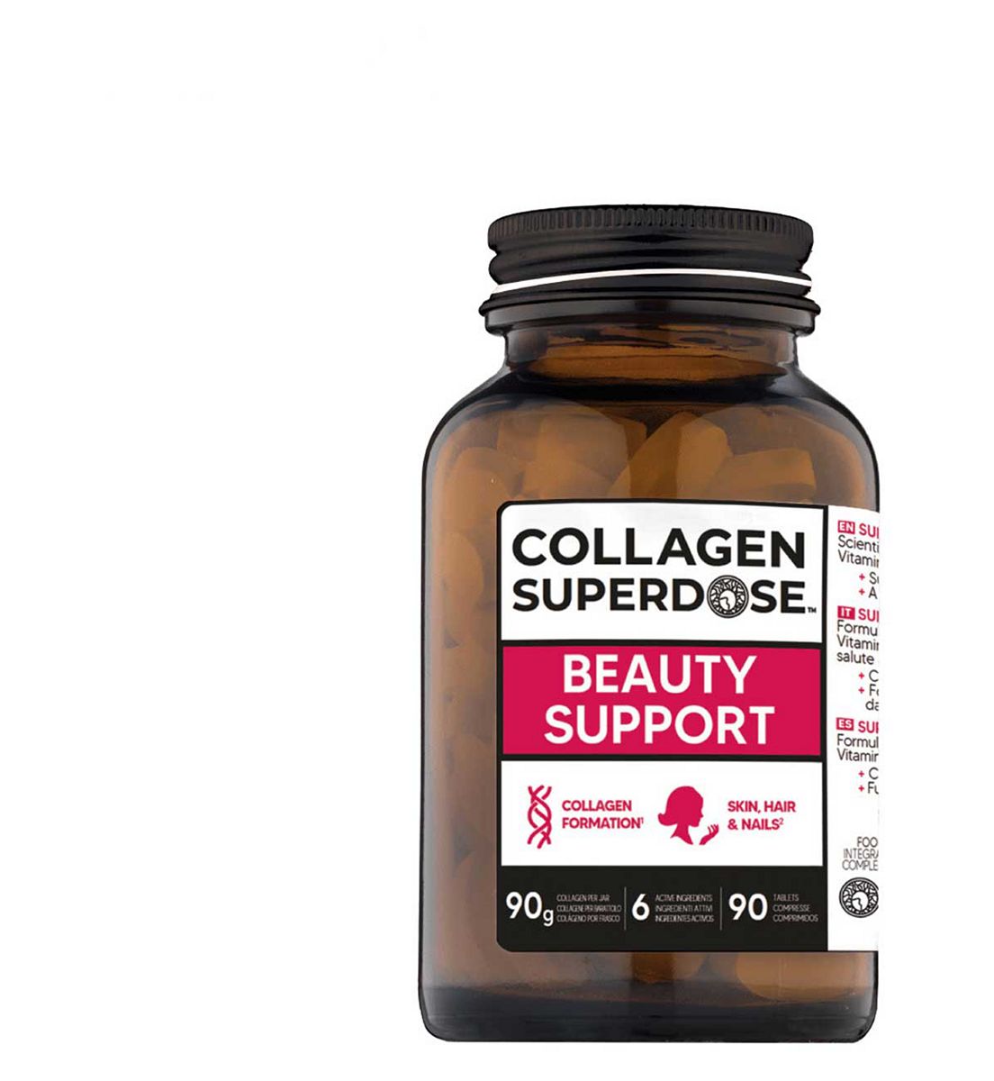 Gold Collagen Superdose By Beauty Support Tablets - 3 Month Supply 90