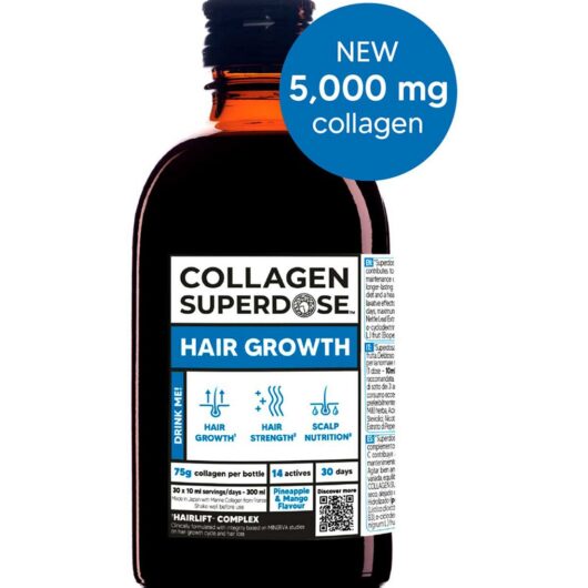 Gold Collagen Superdose Hair Growth Liquid Supplement 300ml