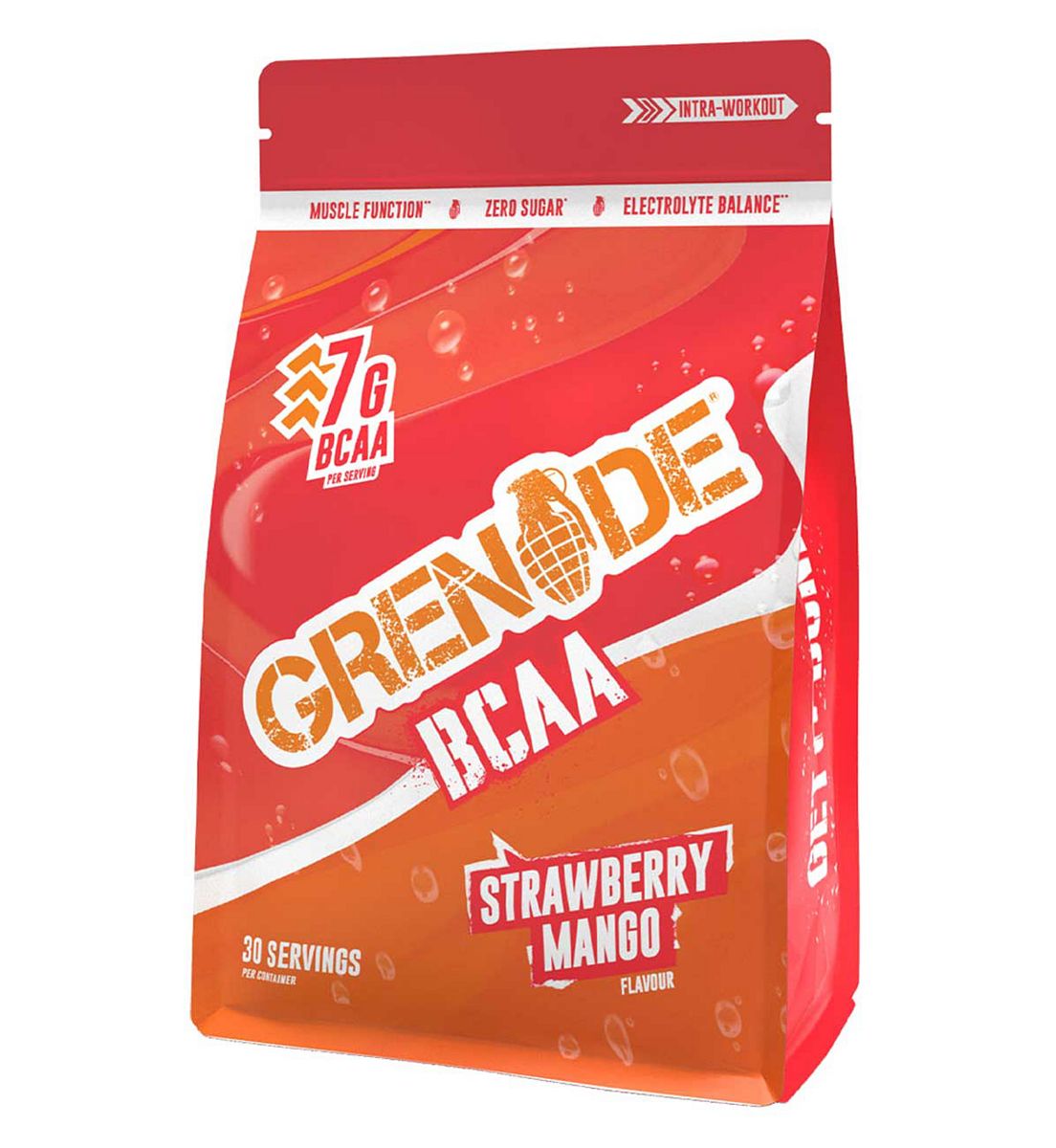 Grenade Bcaas Powder Strawberry & Mango - 390g