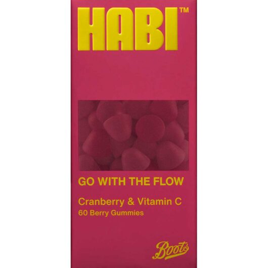Habi Go With The Flow Cranberry & Vitamin C Gummies 60S
