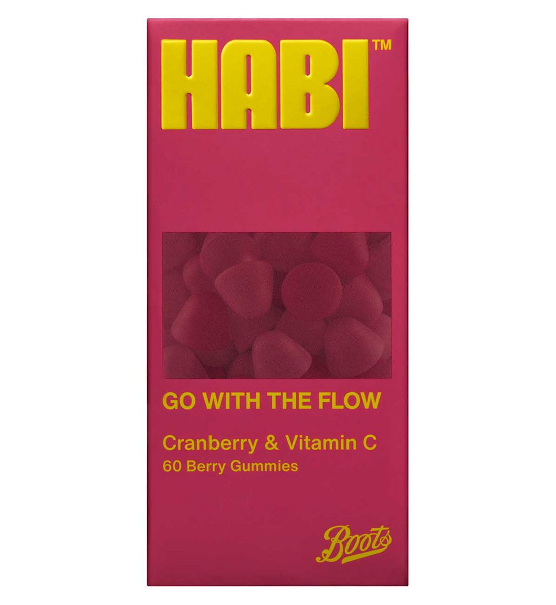 Habi Go With The Flow Cranberry & Vitamin C Gummies 60S