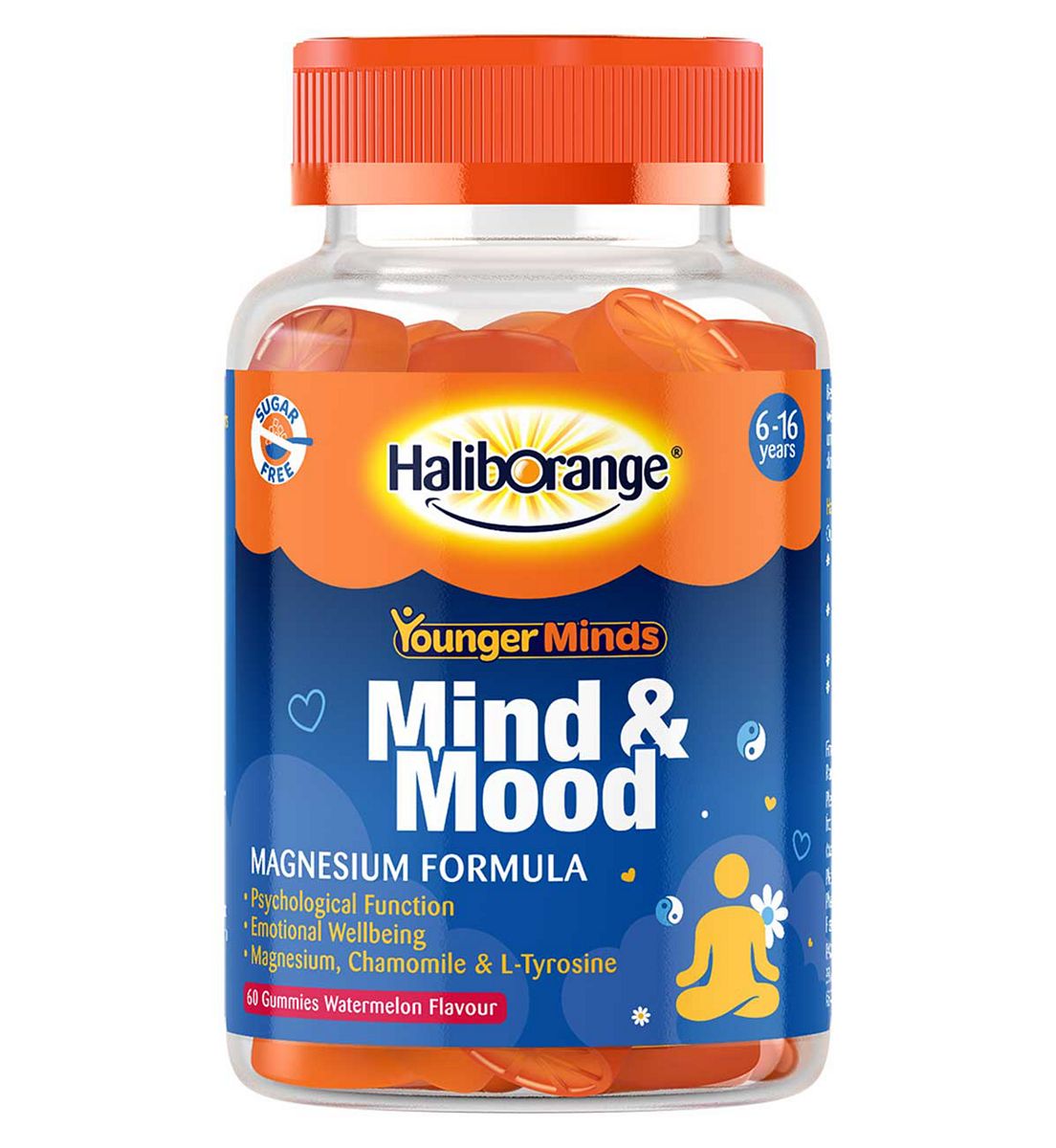 Haliborange Younger Minds Mind & Mood Watermelon Gummies 60S