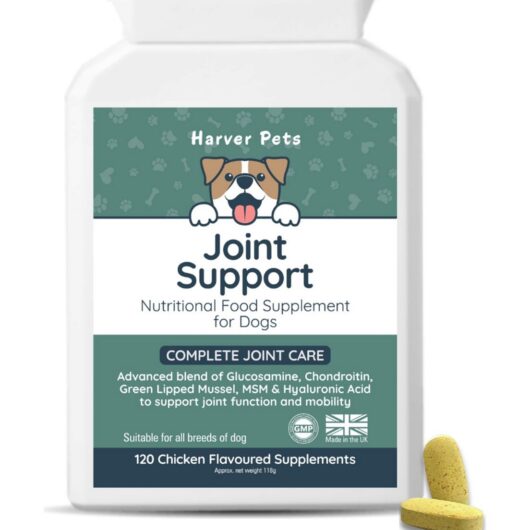 Harver Pets Joint Support Supplement For Dogs Chicken Flavoured 120 Tablets