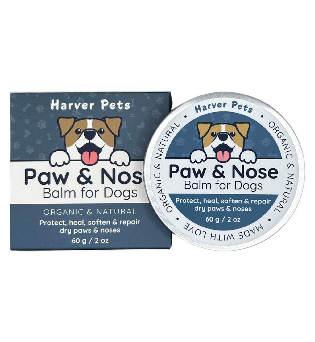 Harver Pets Organic Paw & Nose Balm For Dogs 60g