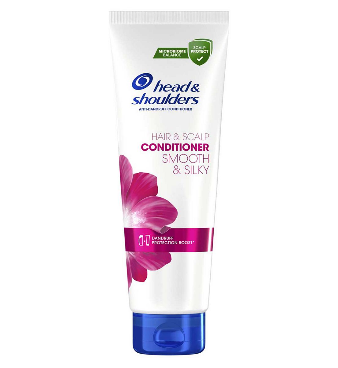 Head & Shoulders Smooth & Silky Anti-Dandruff Scalp Hair Conditioner, Dandruff Protection Boost, 275ml