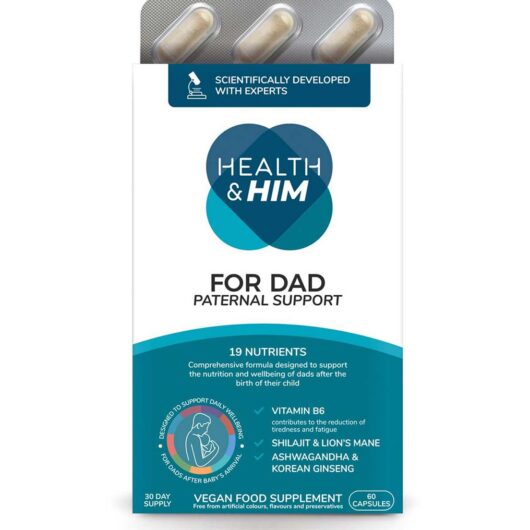 Health & Her Health & Him For Dad Paternal Support 60 Supplement