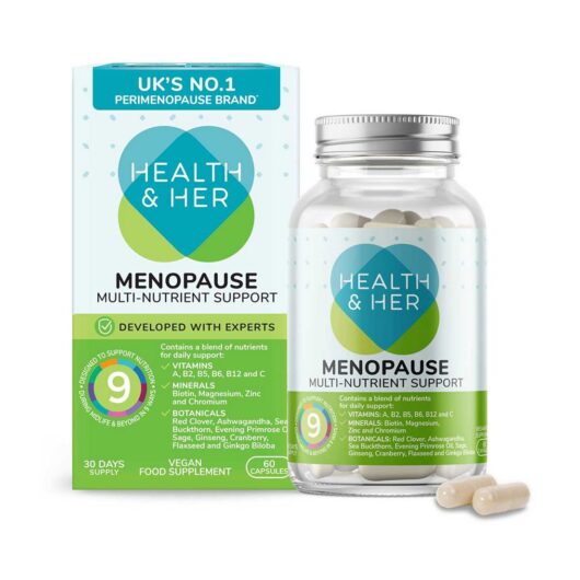 Health & Her Menopause Multi-Nutrient Support Supplement 60 Capsules