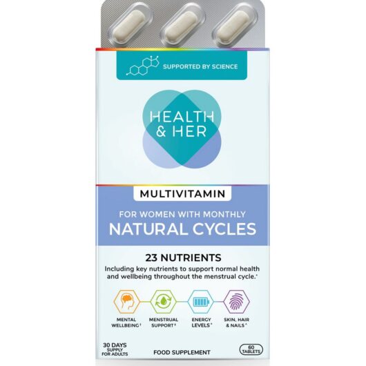 Health & Her Natural Menstrual Cycles Multivitamin Support 60 Capsules