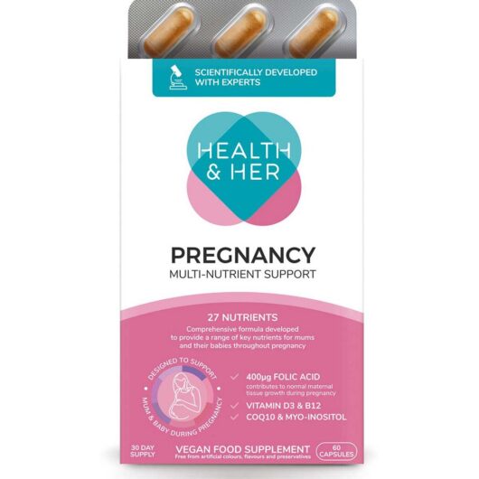 Health & Her Pregnancy Multi-Nutrient Support - 60 Capsules 30 Day Supply