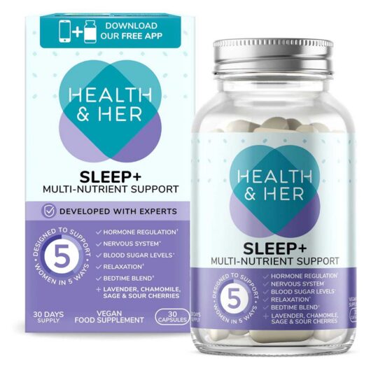Health & Her Sleep+ Multi-Nutrient Support Supplement 30 Capsules