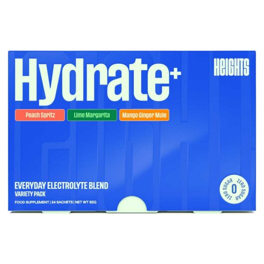 Heights Hydrate+ Variety Pack Electrolyte Powder 24 Sachets