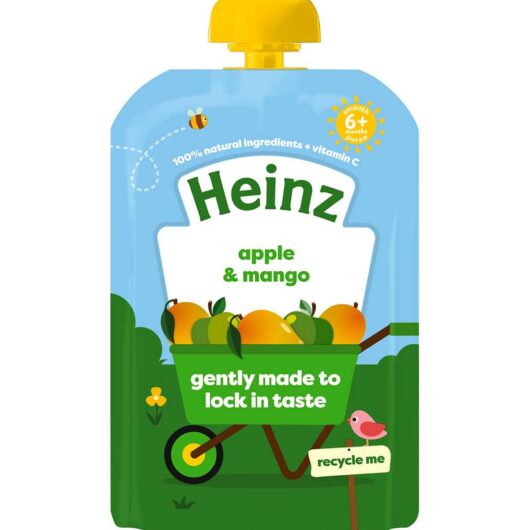Heinz 6+ Months By Nature Apple & Mango 100g