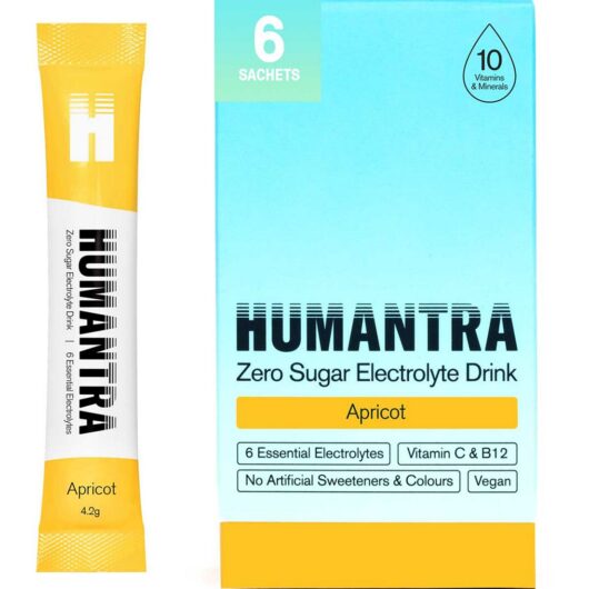 Humantra Apricot Electrolyte Powder 6 X 4.2G Sachets