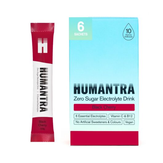 Humantra Black Cherry Electrolyte Powder 3.9g - 6 Sachets