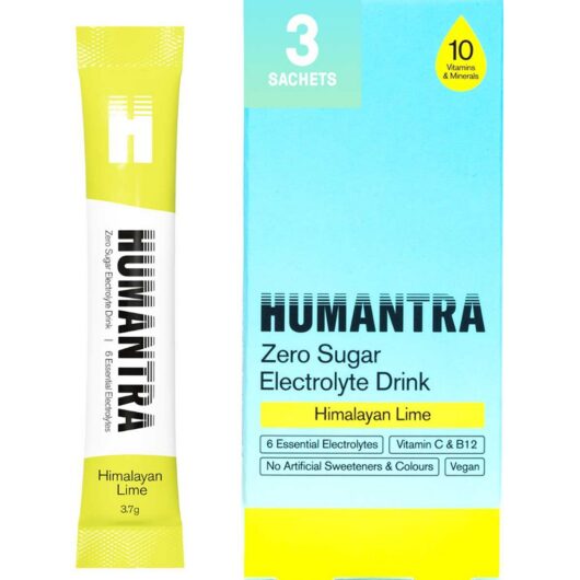 Humantra Himalayan Lime Electrolyte Powder 3 X 3.7G Sachets