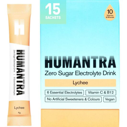 Humantra Lychee Electrolyte Powder 15 X 4G Sachets