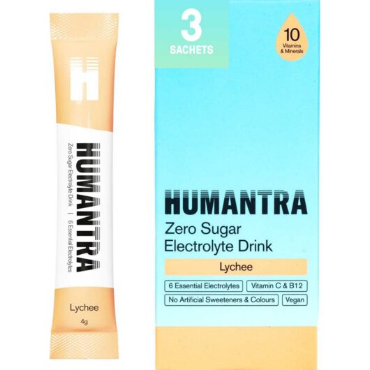 Humantra Lychee Electrolyte Powder Sachets 3S
