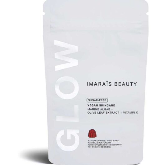 Imarais Beauty Glow Skincare Gummies For Hydration, Collagen Boosting - Vegan, Sugar-Free 30Ct