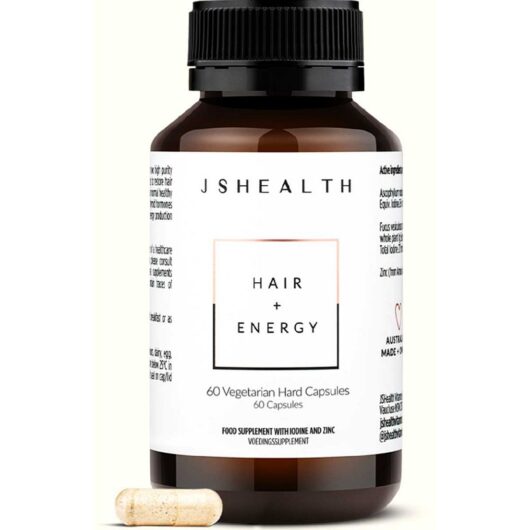 JSHealth Hair + Energy Vegetarian Hard Capsules 60S