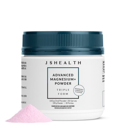 JSHealth Vitamins Advanced Magnesium+ Powder Triple Form 180g