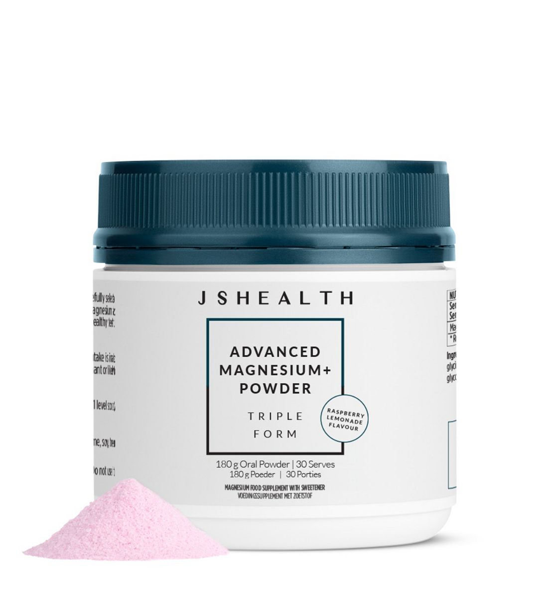 JSHealth Vitamins Advanced Magnesium+ Powder Triple Form 180g