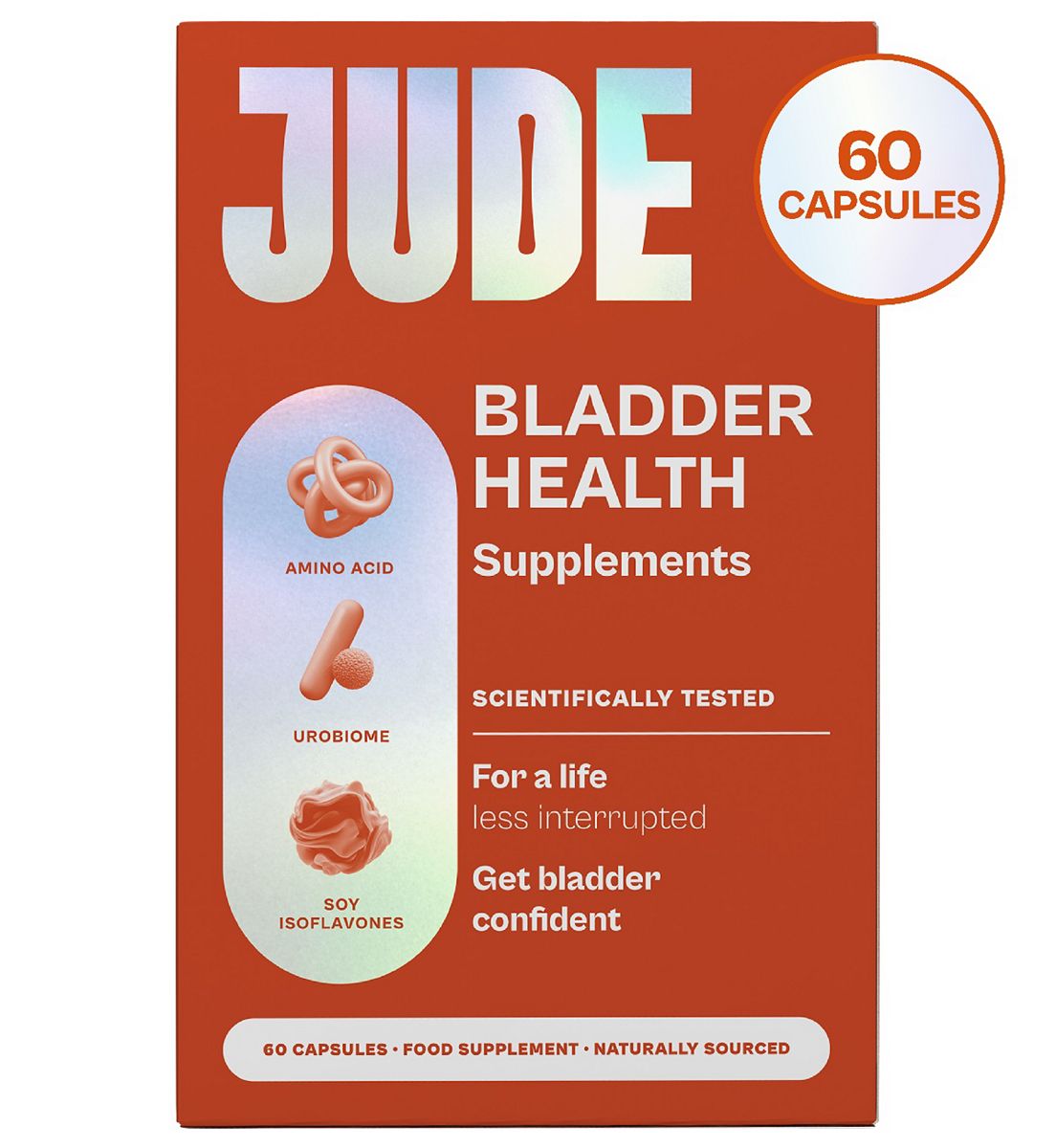 Jude Bladder Health Supplements 60 Capsules