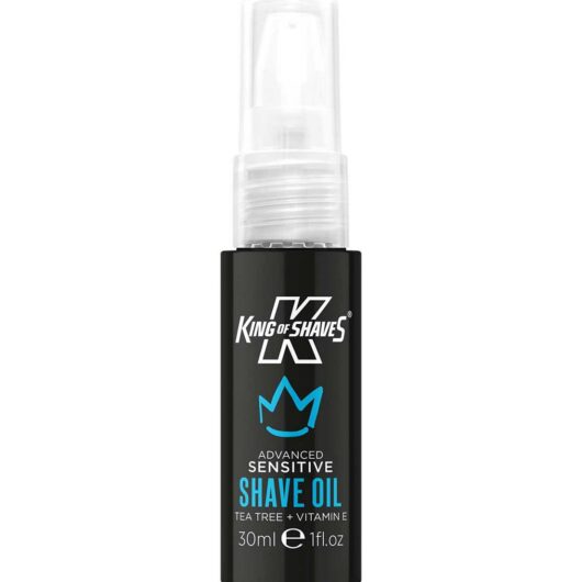 King Of Shaves Refillable Sensitive Advanced Shave Oil With Vitamin E 30ml