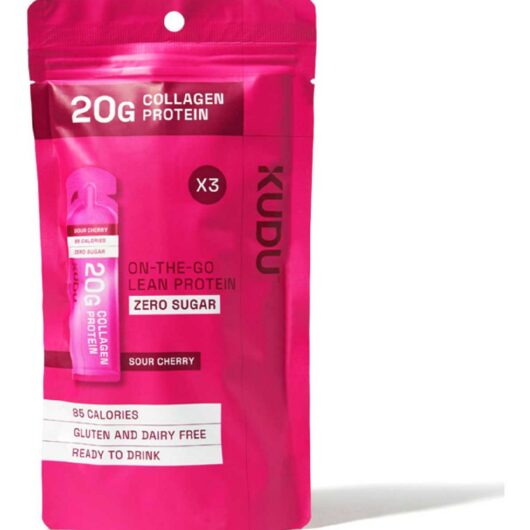 Kudu Collagen Protein Sachet Sour Cherry Flavour 63G 3S