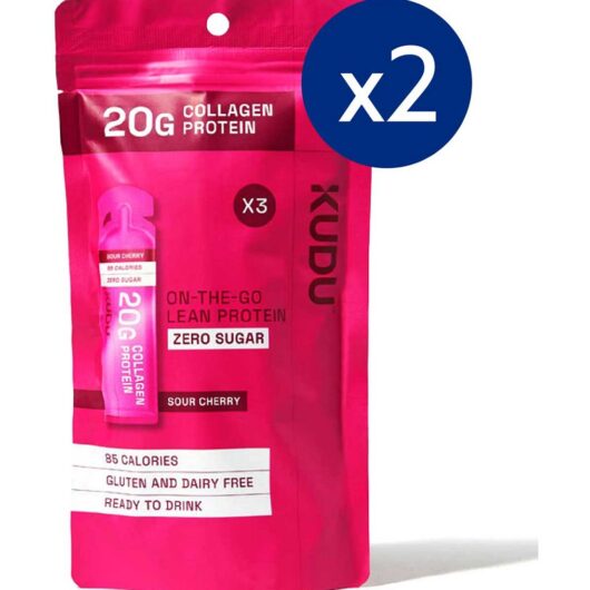 Kudu Collagen Sour Cherry 63G 3S X2 Bundle