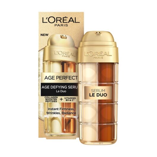 L'Oreal Paris Age Perfect Serum Le Duo With Collagen Peptide Boosters 30ml
