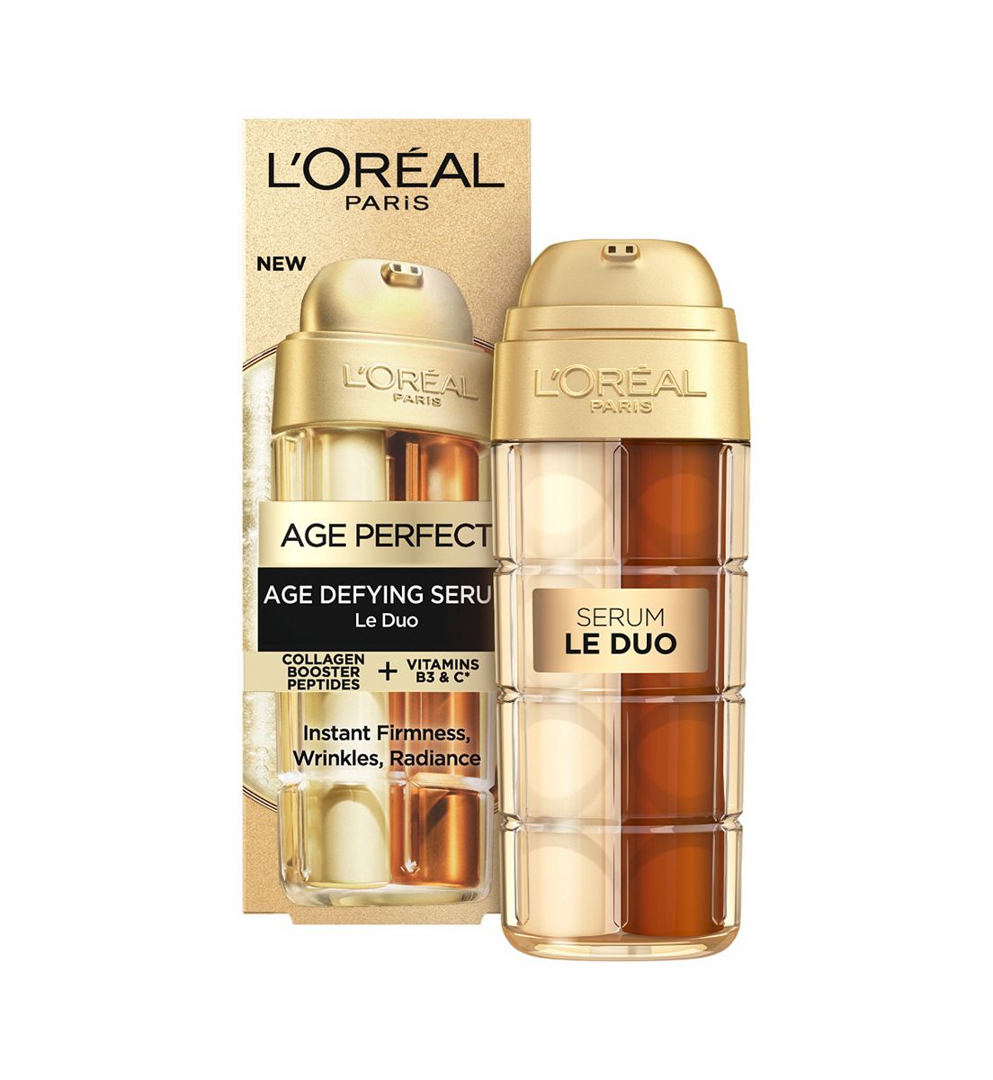 L'Oreal Paris Age Perfect Serum Le Duo With Collagen Peptide Boosters 30ml