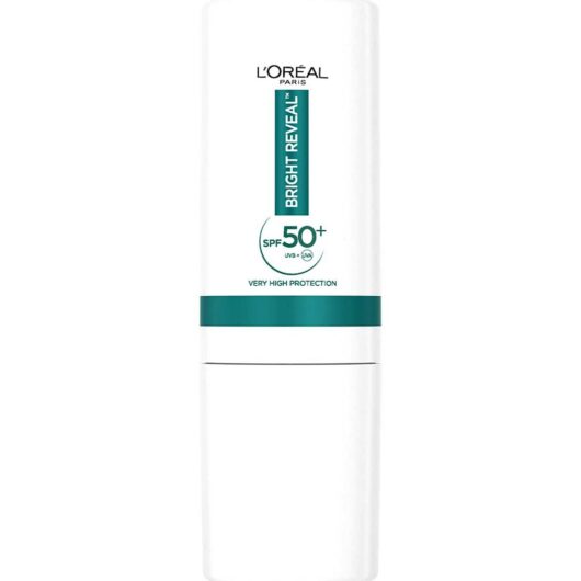 L'Oreal Paris Bright Reveal Spf50+ Melastick - Spf Stick For Use Of Face, Lips & Eye, Effective Over Make-Up, 9g