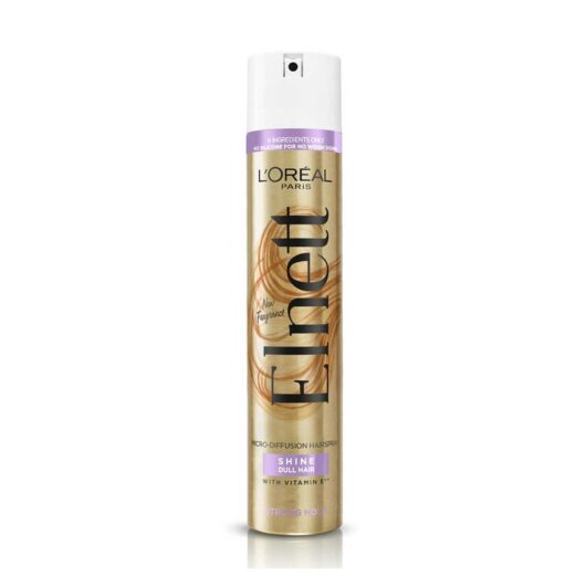 L'Oreal Paris Elnett Hairspray, Shine For Dull Hair - Strong Hold 400ml