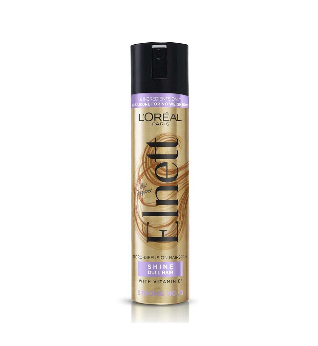 L'Oreal Paris Elnett Hairspray, Shine For Dull Hair - Strong Hold 75ml