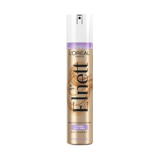 L'Oreal Paris Elnett Hairspray, Shine For Dull Hair - Strong Hold200 ml, 200ml