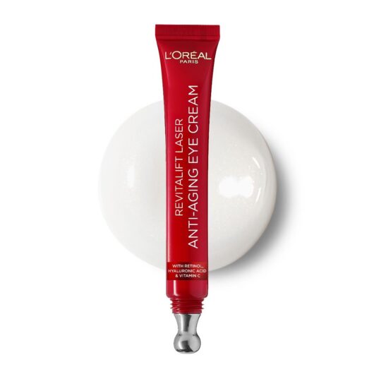 L'Oreal Paris Laser Anti-Ageing Triple Action Eye Cream, 15ml