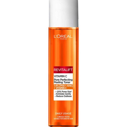 L'Oreal Paris Revitalift Clinical Vitamin C Pore Perfecting Peeling Toner, 180ml
