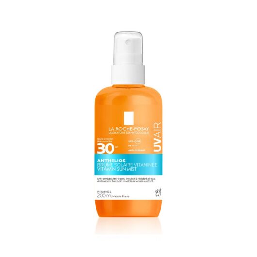La Roche Posay Anthelios Uvair Vitamin Sun Mist Spf30 High Uv Protection With E & Hyaluronic Acid200 ml, 200ml