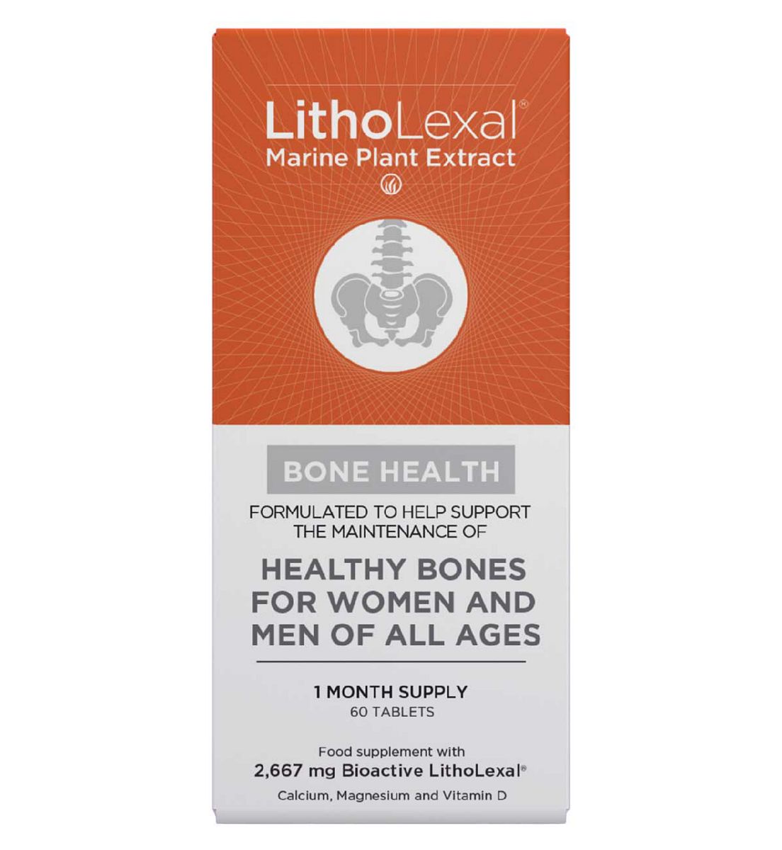Litholexal ® Bone Health 60 Tablets (1 Month Supply)