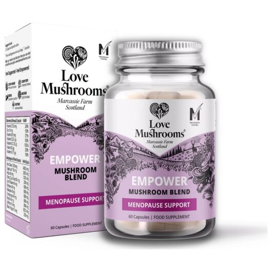Love Mushrooms Empower Menopause Support With Mushrooms Herbs Vitamins And Minerals 60 Capsules