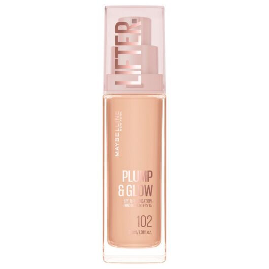 Maybelline New York Foundation Lifter Plump & Glow All Day Wear Shade 116, 30ml