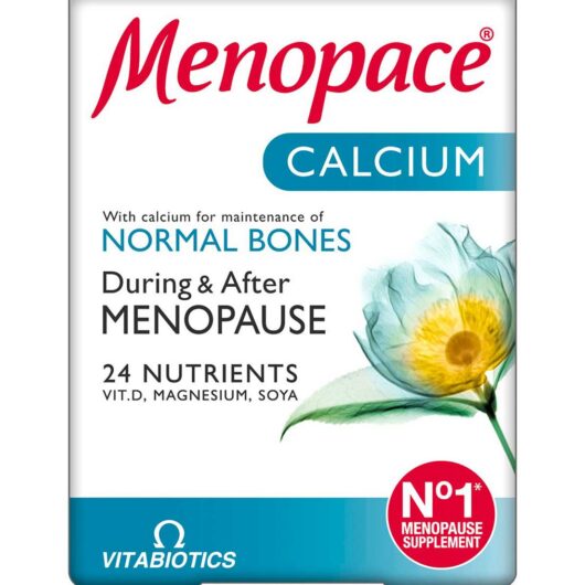 Menopace Vitabiotics Calcium - 60 Tablets