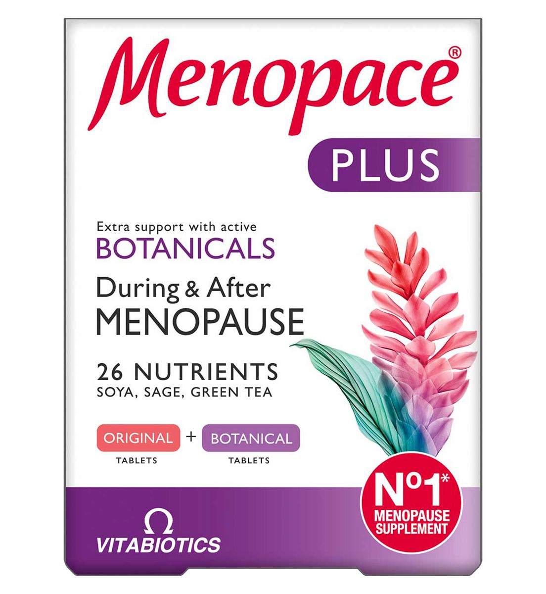 Menopace Vitabiotics Plus - 56 Tablets
