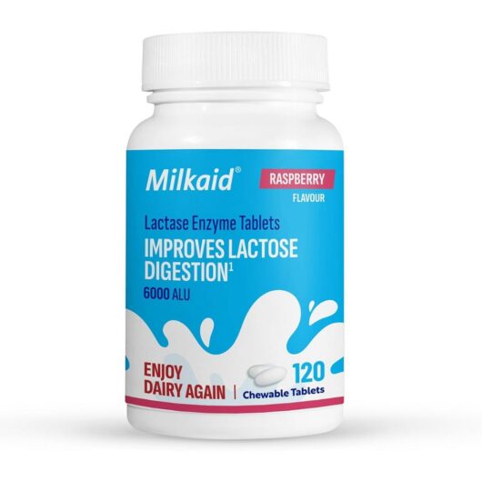 Milkaid Lactase Enzyme Supplement - 120 Tablets(Now Sorbitol Free)