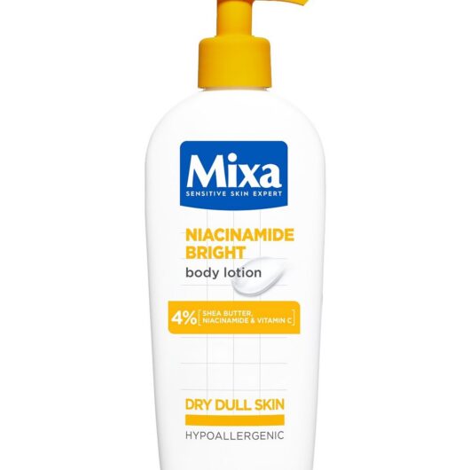 Mixa Niacinamide Bright Body Lotion For Dry Dull Skin 400ml