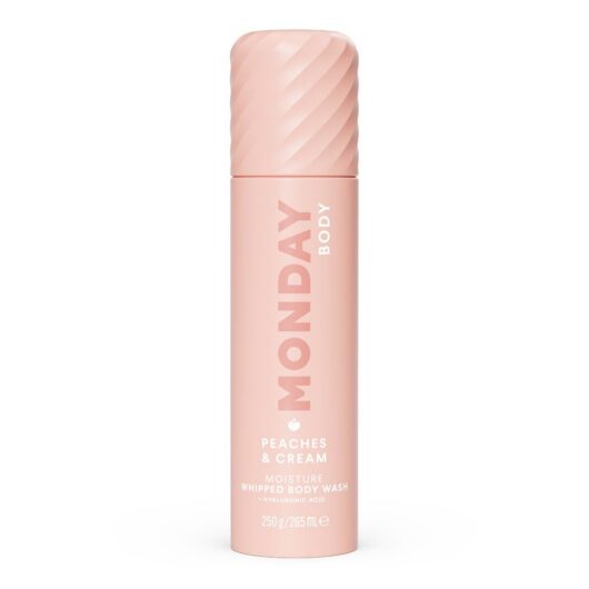 Monday Haircare Moisture Whipped Body Wash In Peaches & Cream 250g