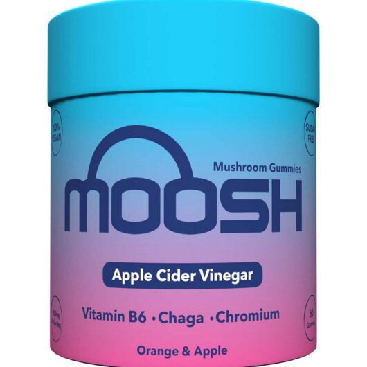 Moosh Mushroom Gummies Apple Cider Vinegar (Orange And Apple) 60