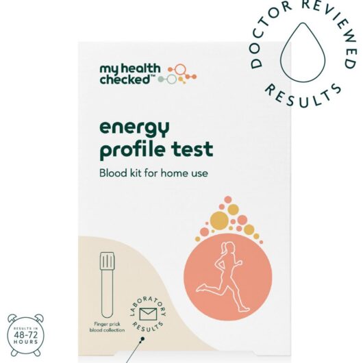 MyHealthChecked Energy Profile Blood Test
