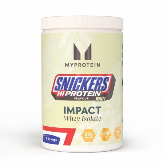 Myprotein Impact Whey Isolate, Snickers White, 500g