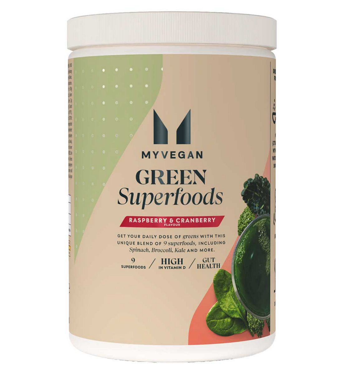 Myprotein Myvegan Green Superfoods Raspberry And Cranberry 350g